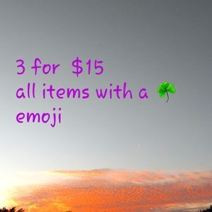 ☘3 items for $15☘